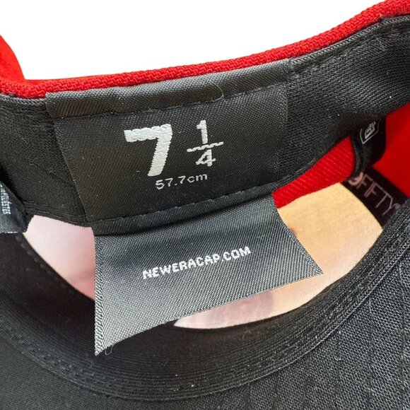 Fresno Grizzlies MiLB Taco Theme Night 59Fifty New Era Red/White/Green Sz 7 1/4 - Picture 10 of 13